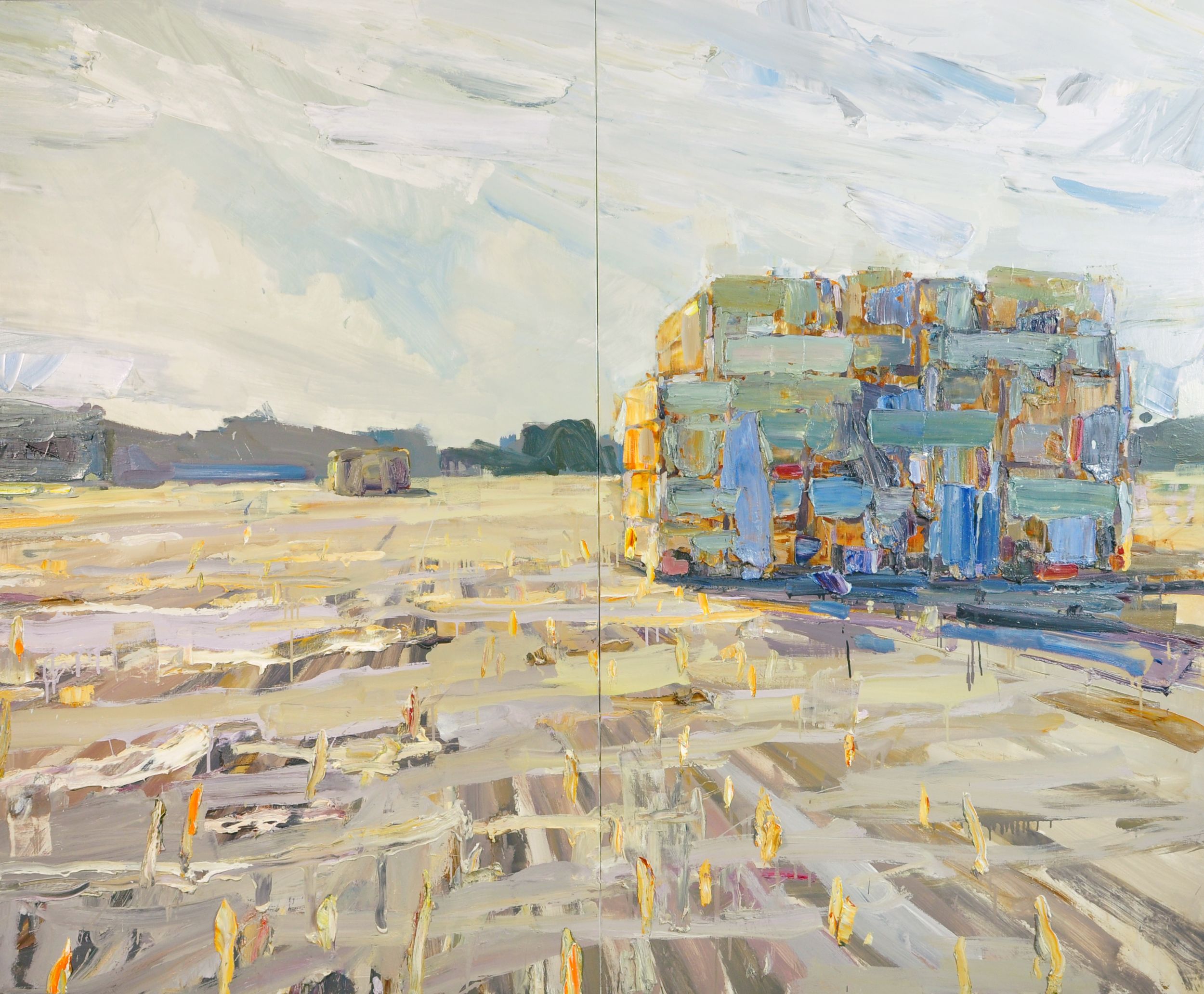 After Oat Harvest 1926, 2016
oil on linen
Gift of the Friends of Hamilton Gallery 2016