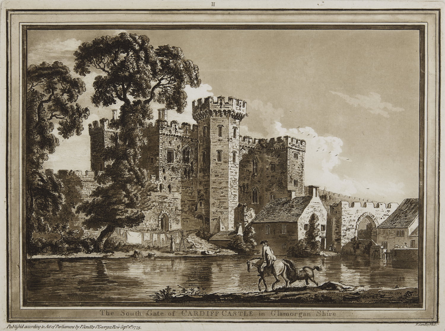 The South Gate Of Cardiff Castle, Glamor
