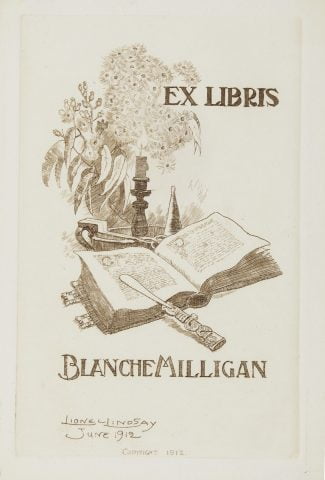 Ex Libris Blanche Milligan