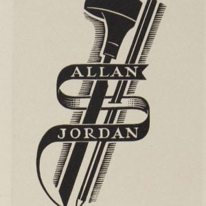Bookplate: Allan Jordan