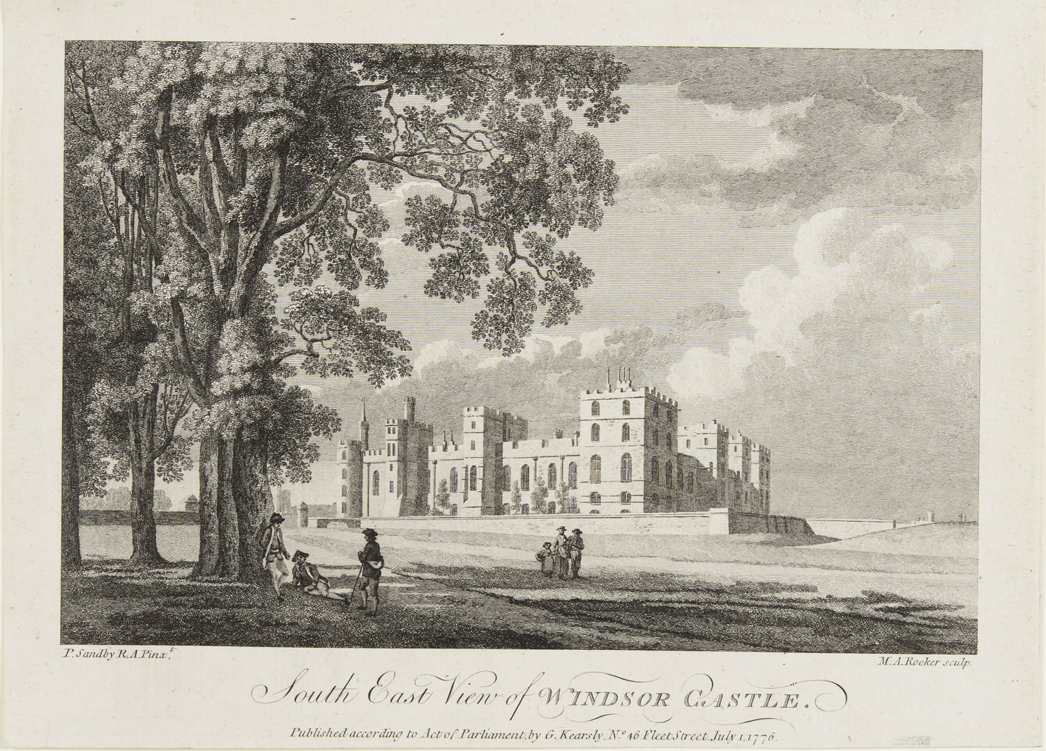 South East View Of Windsor Castle