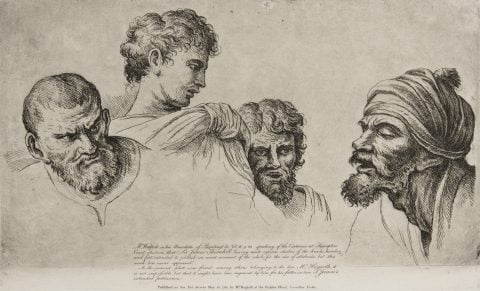 Four Heads From The Raphael Cartoons At Hampton Court