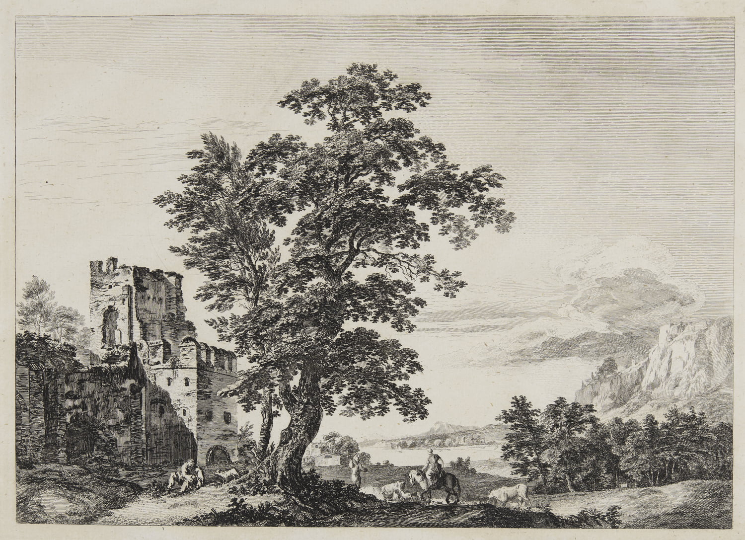 Landscape With Ruined Castle
