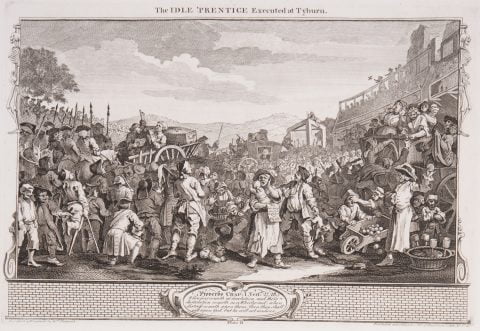 The Idle prentice Executed At Tyburn..