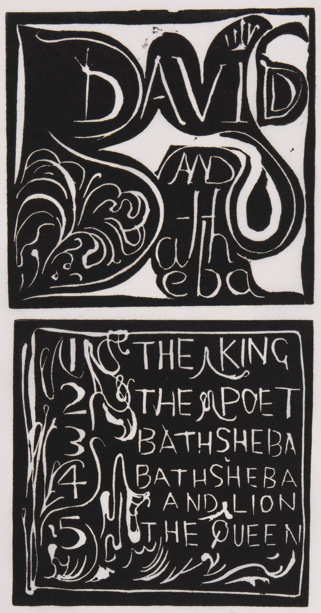 David And Bethsheba Title Page