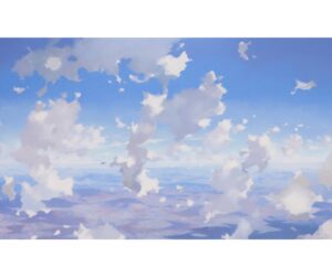 TIM STORRIER, 'Approach II' 1976, acrylic on canvas. Gift of the City of Hamilton Gallery Society (Friends of Hamilton Gallery) 1977