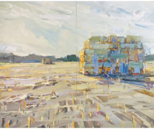 GUY MAESTRI 'After Oat Harvest 1926', 2016, oil on linen