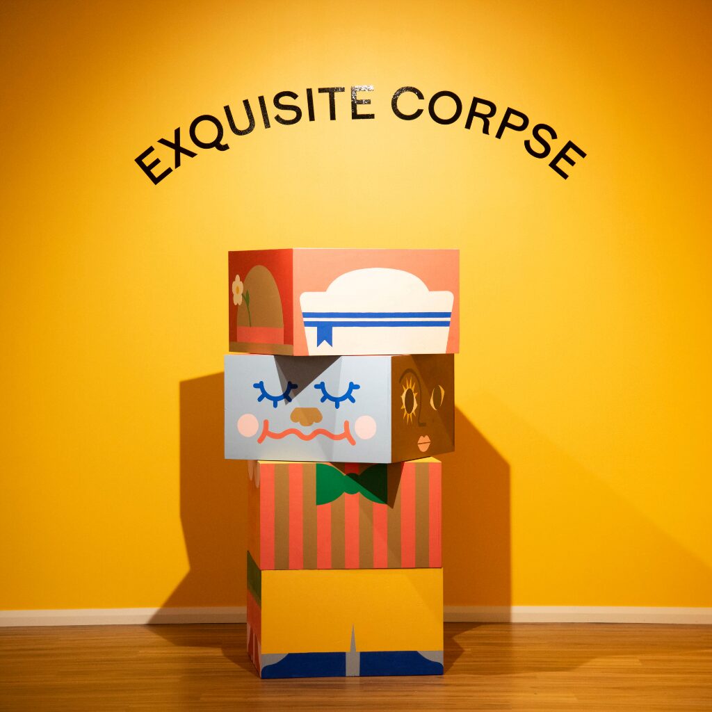 Exhibition image by Madi Whyte, PLAY EVERYDAY / EVERY DAY PLAY by Beci Orpin