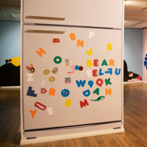 Exhibition image by Madi Whyte, PLAY EVERYDAY / EVERY DAY PLAY by Beci Orpin