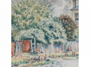 John Ashworth, 'A Corner In Clunes', n.d., pastel. Purchased by the Hamilton Gallery Trust Fund 1964