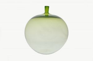 INGEBORG LUNDIN; ORREFORS GLASBRUK SWEDEN, 'Äpplet (Apple) Vase', c.1957, glass. Purchased by the Hamilton Gallery Trust Fund