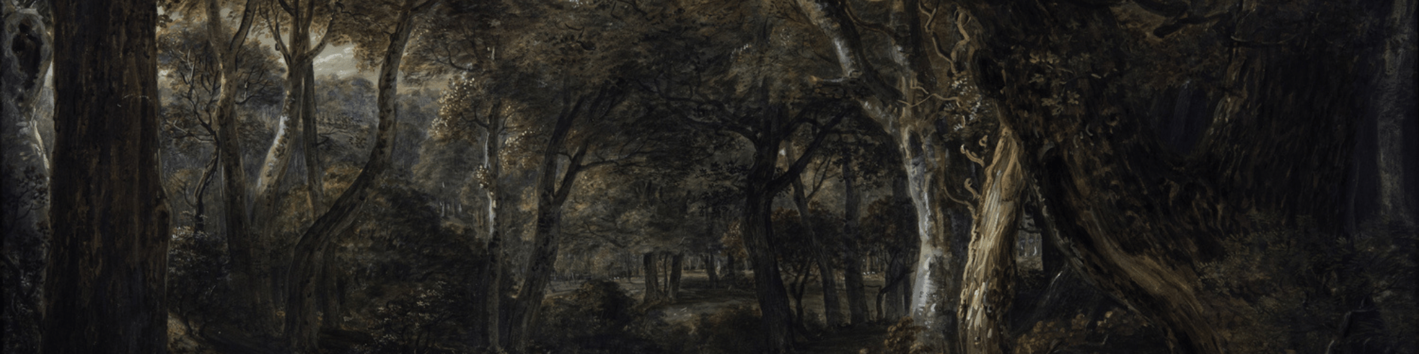 PAUL SANDBY, A scene in Windsor Forest, 1801, gouache and wash on paper on canvas. Purchased with the assistance of a special grant from the Government of Victoria 1971