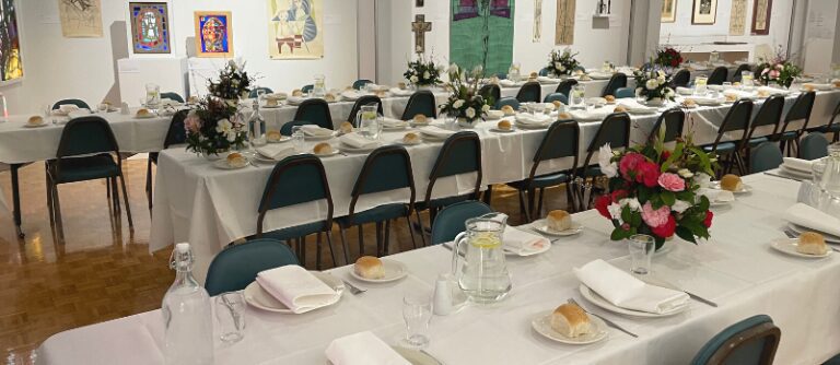 Friend's Luncheon set-up