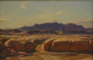 Hans Heysen, 'In The Wonoka Country', 1930, oil on canvas. Herbert and May Shaw Bequest